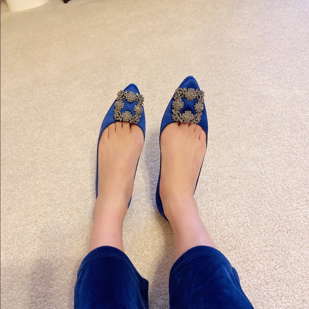 Manolo Blahnik hangisi flats size 5